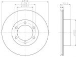 Textar 92093300 тормозной диск на TOYOTA LAND CRUISER 90 (_J9_)