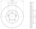 Textar 92093400 тормозной диск на TOYOTA HIACE III фургон (YH7_, LH6_, LH7_, LH5_, YH5_, YH6_)