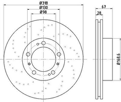Textar 92099910 тормозной диск на PORSCHE 911 (996)