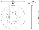 Textar 92100007 тормозной диск на PORSCHE 911 (996)