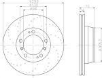 Textar 92100103 тормозной диск на PORSCHE 911 (996)