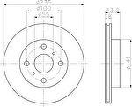 Textar 92103603 тормозной диск на TOYOTA PLATZ (NCP1_)