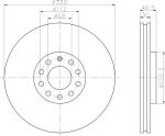 Textar 92106710 тормозной диск на AUDI A6 (4B2, C5)