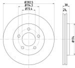 Textar 92108700 тормозной диск на DODGE CARAVAN