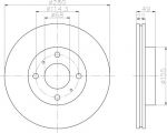 TEXTAR Диск торм.пер. Nissan Primera P11, Almera N16 (92109300)