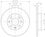 Textar 92111303 тормозной диск на OPEL CORSA C фургон (F08, W5L)