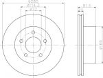 Textar 92113500 тормозной диск на JEEP GRAND CHEROKEE I (ZJ)