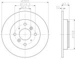 Textar 92114300 тормозной диск на HONDA PRELUDE IV (BB)