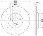Textar 92120000 тормозной диск на MERCEDES-BENZ CLS (C219)