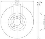 Textar 92129503 тормозной диск на PEUGEOT 607 (9D, 9U)
