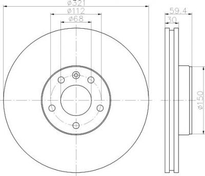 TEXTAR Тоpмозной диск Brake discs passenger car (92132300)
