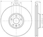 Textar 92132405 тормозной диск на AUDI A6 Allroad (4FH, C6)