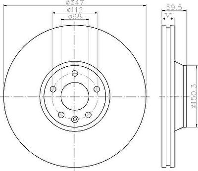 Textar 92132405 тормозной диск на AUDI A6 Allroad (4FH, C6)