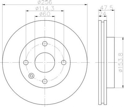 Textar 92133500 тормозной диск на CHEVROLET EPICA (KL1_)