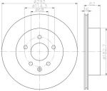 Textar 92144000 тормозной диск на NISSAN QASHQAI / QASHQAI +2 (J10, JJ10)