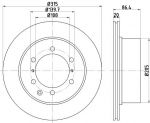 Textar 92146703 тормозной диск на HYUNDAI TERRACAN (HP)