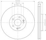 Textar 92151005 тормозной диск на MERCEDES-BENZ CLK (C209)