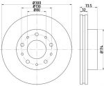 Textar 92157300 тормозной диск на FIAT DUCATO c бортовой платформой/ходовая часть (250, 290)