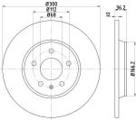Textar 92160103 тормозной диск на AUDI A4 Avant (8K5, B8)