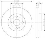 Textar 92166803 тормозной диск на MAZDA 2 (DE)