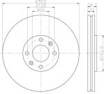 Textar 92168500 тормозной диск на PEUGEOT 5008