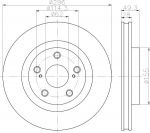 Textar 92168803 тормозной диск на TOYOTA RAV 4 IV (WWA4_, AVA4_, ZSA4_, ALA4_)