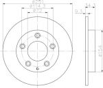 Textar 92169300 тормозной диск на MAZDA 323 F V (BA)