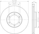Textar 92171103 тормозной диск на LTI TX