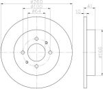 Textar 92171203 тормозной диск на PROTON WIRA