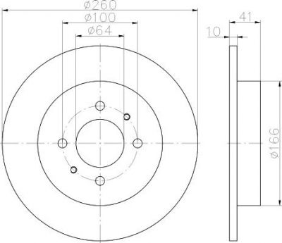 Textar 92171203 тормозной диск на PROTON WIRA