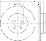 Textar 92177105 тормозной диск на CHRYSLER 300 C Touring (LX)