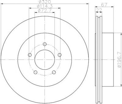 Textar 92177203 тормозной диск на CHRYSLER 300 C Touring (LX)