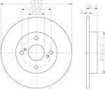 Textar 92181303 тормозной диск на TOYOTA COROLLA Liftback (_E8_)