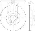 Textar 92183503 тормозной диск на MINI MINI Roadster (R59)