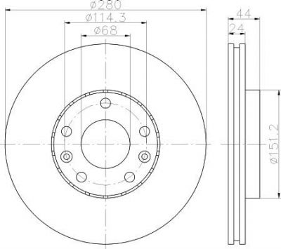Textar 92195505 тормозной диск на RENAULT MEGANE III Наклонная задняя часть (BZ0_)