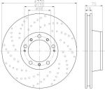 Textar 92219010 тормозной диск на PORSCHE 911 (991)