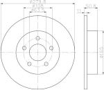 Textar 92238903 тормозной диск на FORD C-MAX II (DXA/CB7, DXA/CEU)