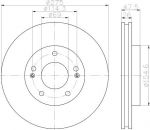 Textar 92240703 тормозной диск на HYUNDAI ELANTRA седан (HD)