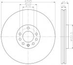 Textar 92242403 тормозной диск на SAAB 9-3 (YS3F)