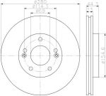 Textar 92243203 тормозной диск на HYUNDAI i30 (GD)