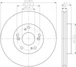 Textar 92252503 тормозной диск на HONDA CIVIC IX (FK)