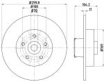 Textar 92252903 тормозной диск на RENAULT MEGANE II (BM0/1_, CM0/1_)