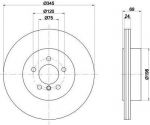 TEXTAR Диск торм. F01/F07/F10/F12/F13 08> 345X24 задний 1 шт (m (92253903)