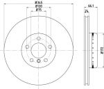 Textar 92265125 тормозной диск на 1 (F20)