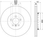 Textar 92265325 тормозной диск на 4 Gran Coupe (F36)