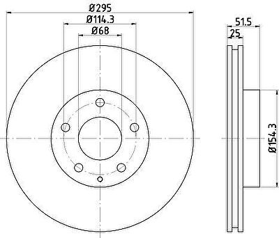 Textar 92267603 тормозной диск на MAZDA CX-3 (DK)