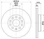 Textar 92271903 тормозной диск на VW GOLF ALLTRACK (BA5)