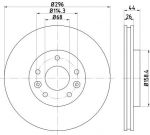 Textar 92274203 тормозной диск на NISSAN QASHQAI (J11, J11_)