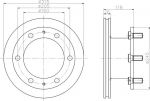 Textar 93084600 тормозной диск на IVECO Zeta