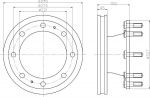 Textar 93085000 тормозной диск на IVECO EuroCargo